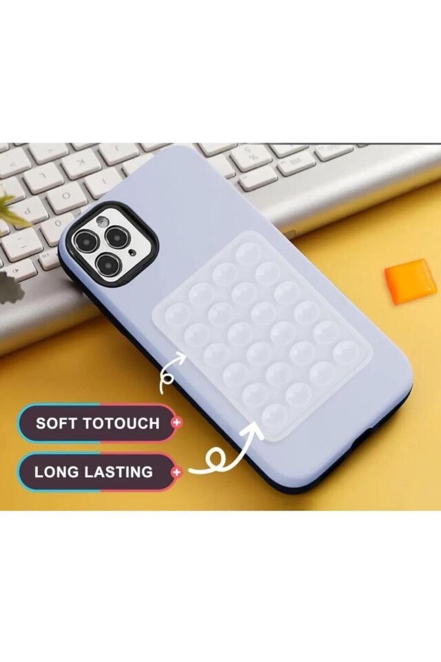 Telefon Tutucu Vantuz Selfie Aparatı Akrobat Beyaz Belirtilmemiş Vantuzlu TPE Beyaz