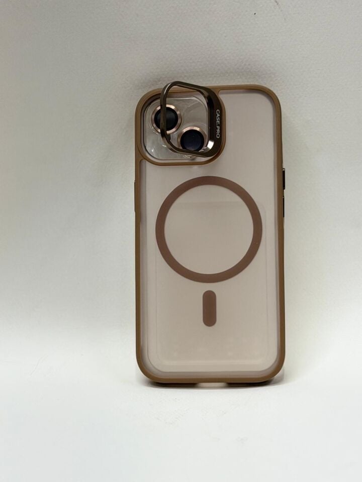 iPhone 15 MagSafe Destekli Kamera Korumalı Darbe Emici Kılıf