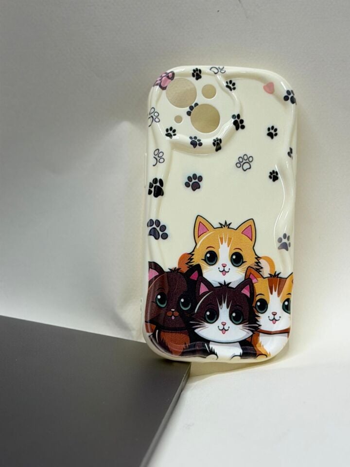 iPhone 15 Bahar Esintisi Serisi Özel Tasarım Çiçek Desenli Kılıf