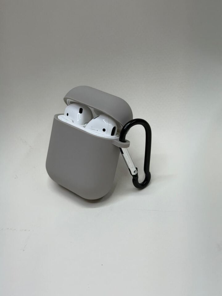 AirPods 1. Nesil Uyumlu Premium Koruyucu Kılıf Gri