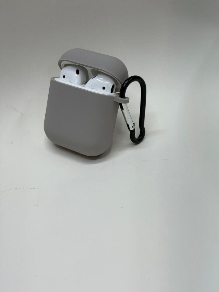 AirPods 1. Nesil Uyumlu Premium Koruyucu Kılıf Gri