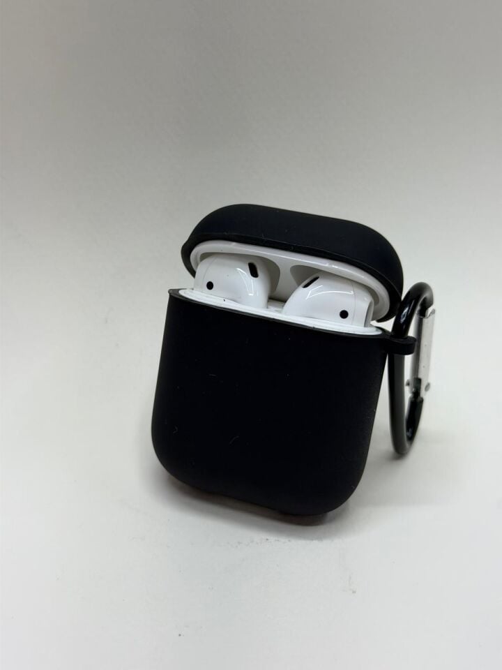 AirPods 1. Nesil Uyumlu Premium Koruyucu Kılıf Siyah