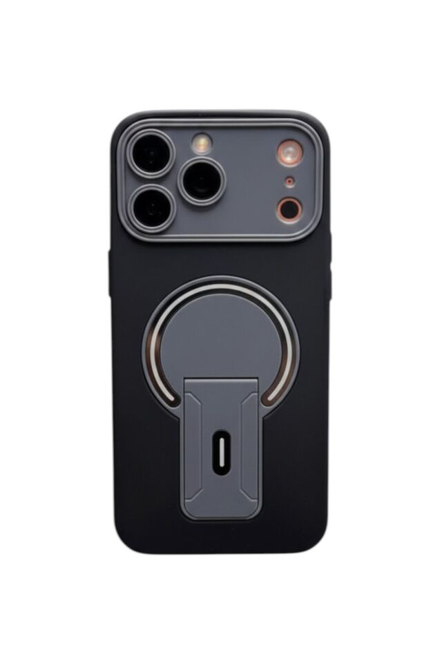 Iphone 17 Pro Max Uyumlu Kapaklı Kılıf Siyah