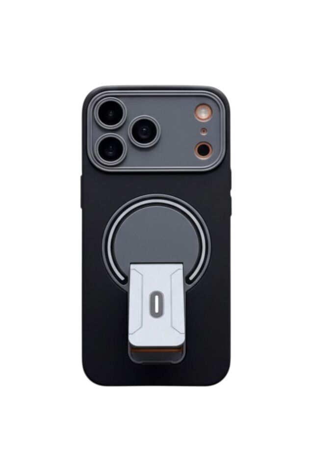 Iphone 17 Pro Max Uyumlu Kapaklı Kılıf Siyah