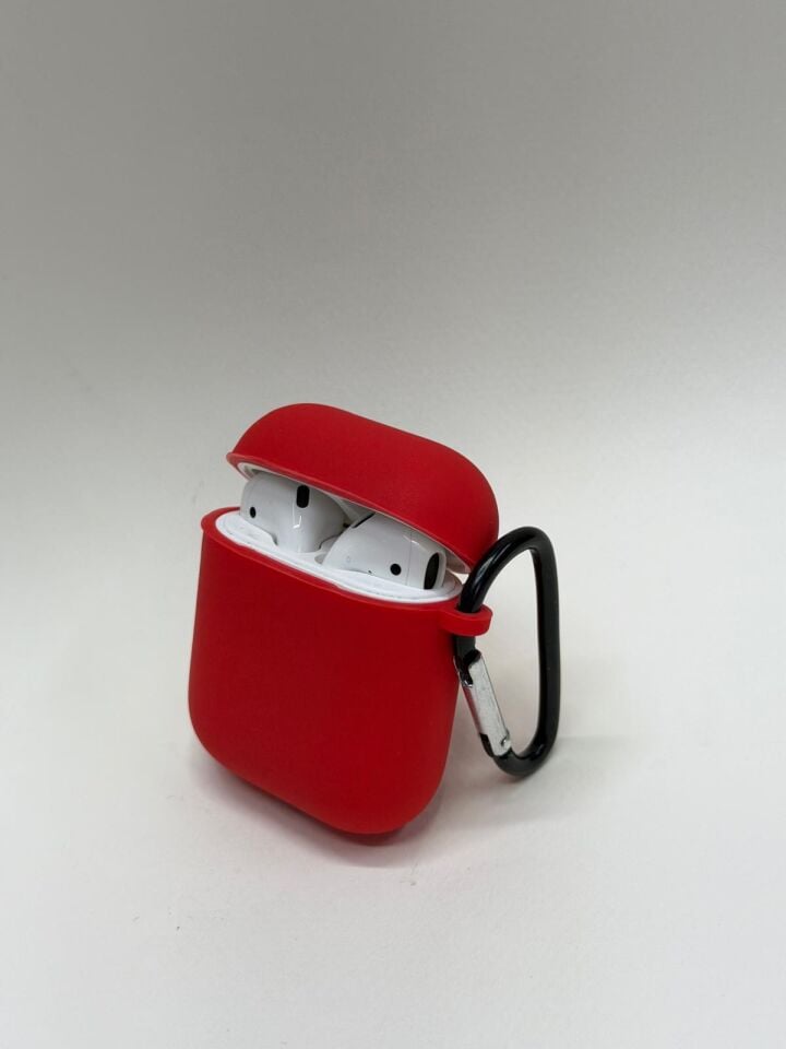 AirPods 1. Nesil Uyumlu Premium Koruyucu Kılıf Kırmızı