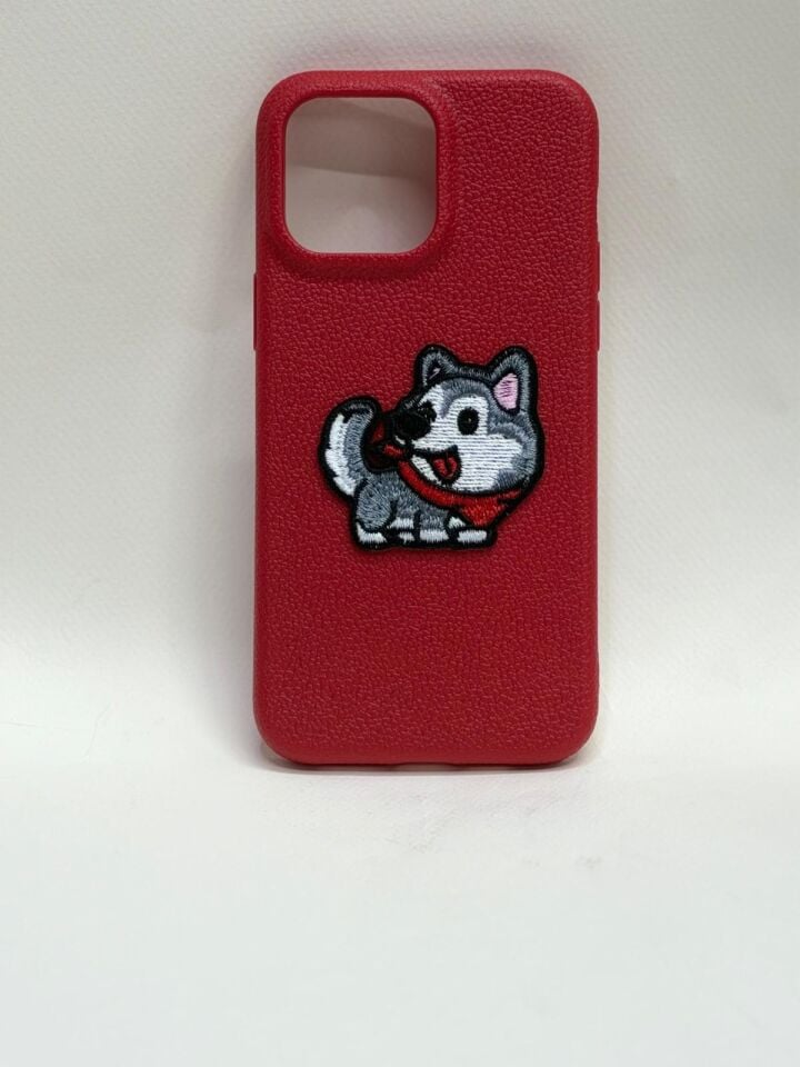 iPhone 14 Pro Max Uyumlu Canlı Renkli Candy Case Kamera Korumalı Lansman Kılıf kırmızı kurt desenli