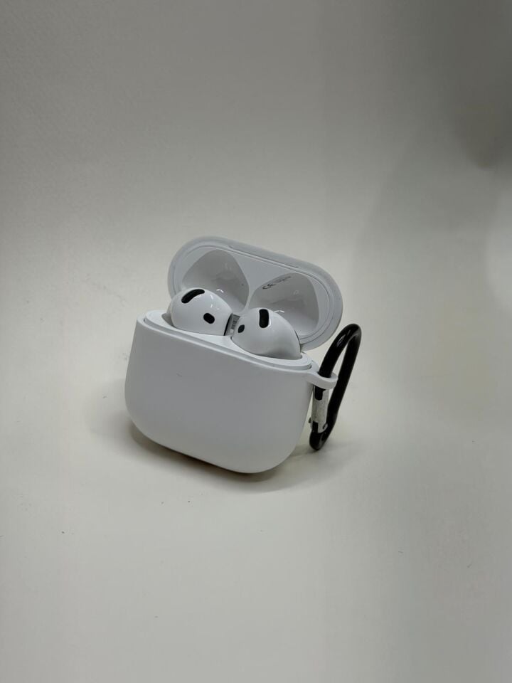 AirPods 4. Nesil Uyumlu Premium Silikon Kılıf - Darbe Emici Koruyucu Kılıf