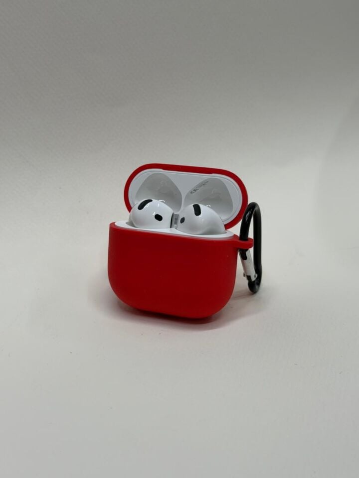 AirPods 4. Nesil Uyumlu Premium Silikon Kılıf - Darbe Emici Koruyucu Kılıf