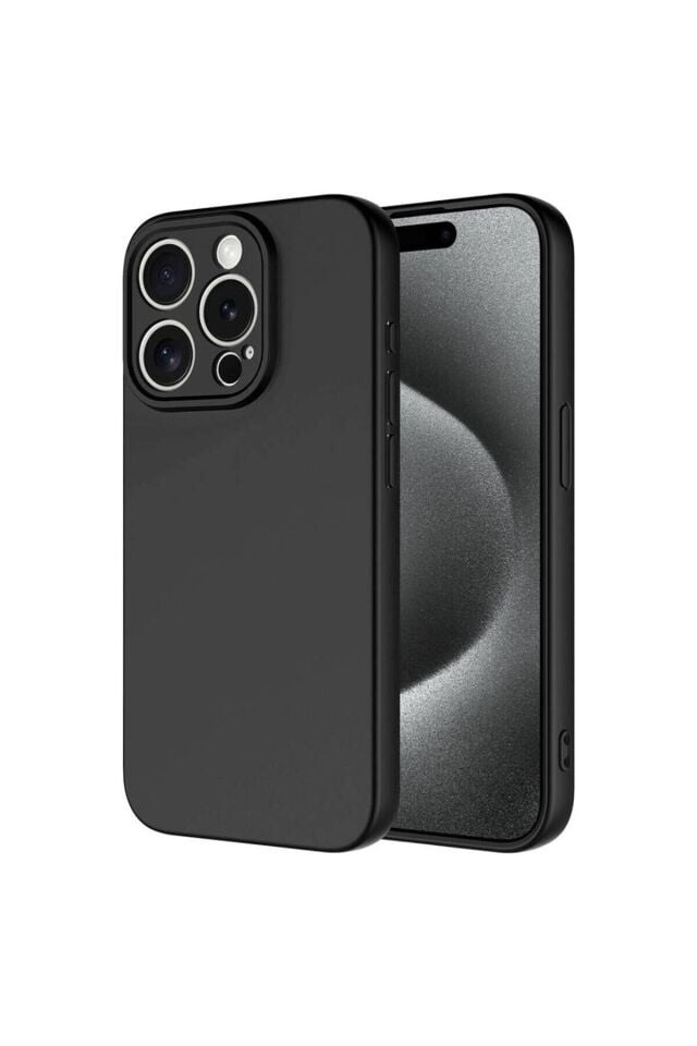 iPhone 15 Pro Max Kılıf SENK Mara Lansman Kapak-Lacivert Siyah