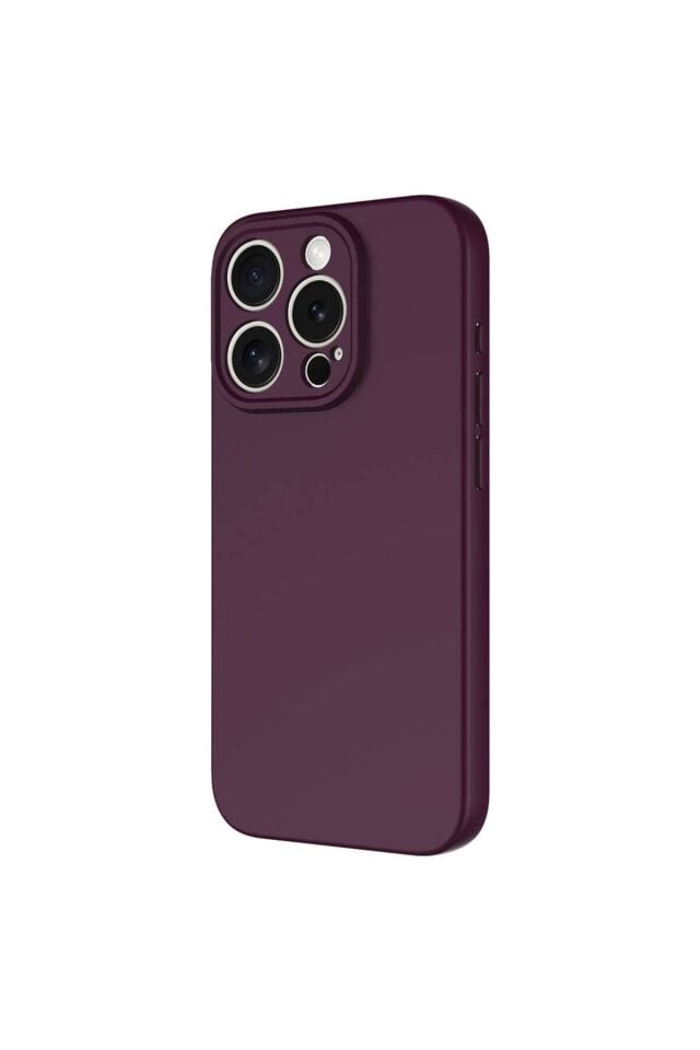 iPhone 15 Pro Max Kılıf SENK Mara Lansman Kapak-Lacivert Mor