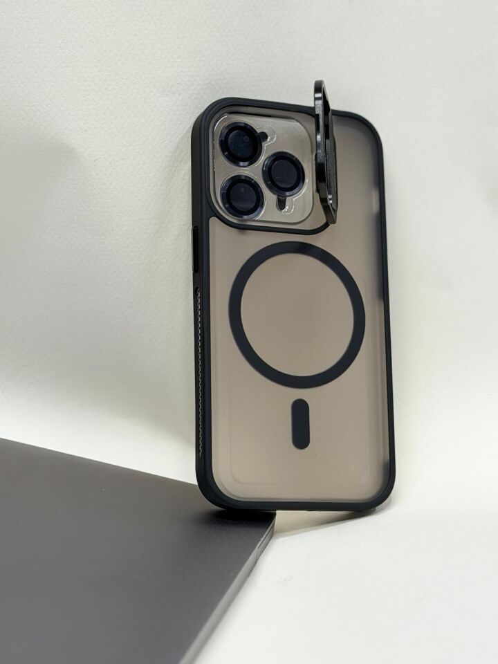 iPhone 14 Pro Uyumlu MagSafe Özellikli Lansman Kılıf - Kamera Korumalı Lüks Silikon