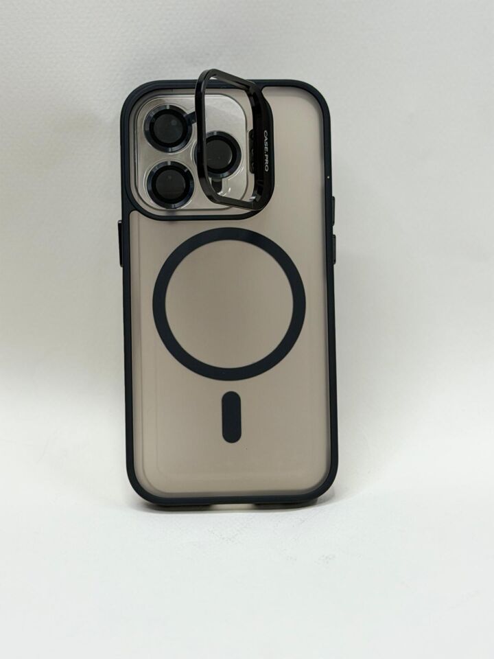 iPhone 14 Pro Uyumlu MagSafe Özellikli Lansman Kılıf - Kamera Korumalı Lüks Silikon