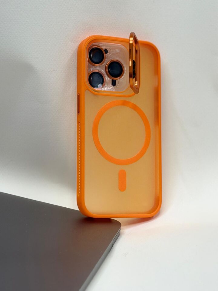 iPhone 14 Pro Uyumlu MagSafe Özellikli Lansman Kılıf - Kamera Korumalı Lüks Silikon