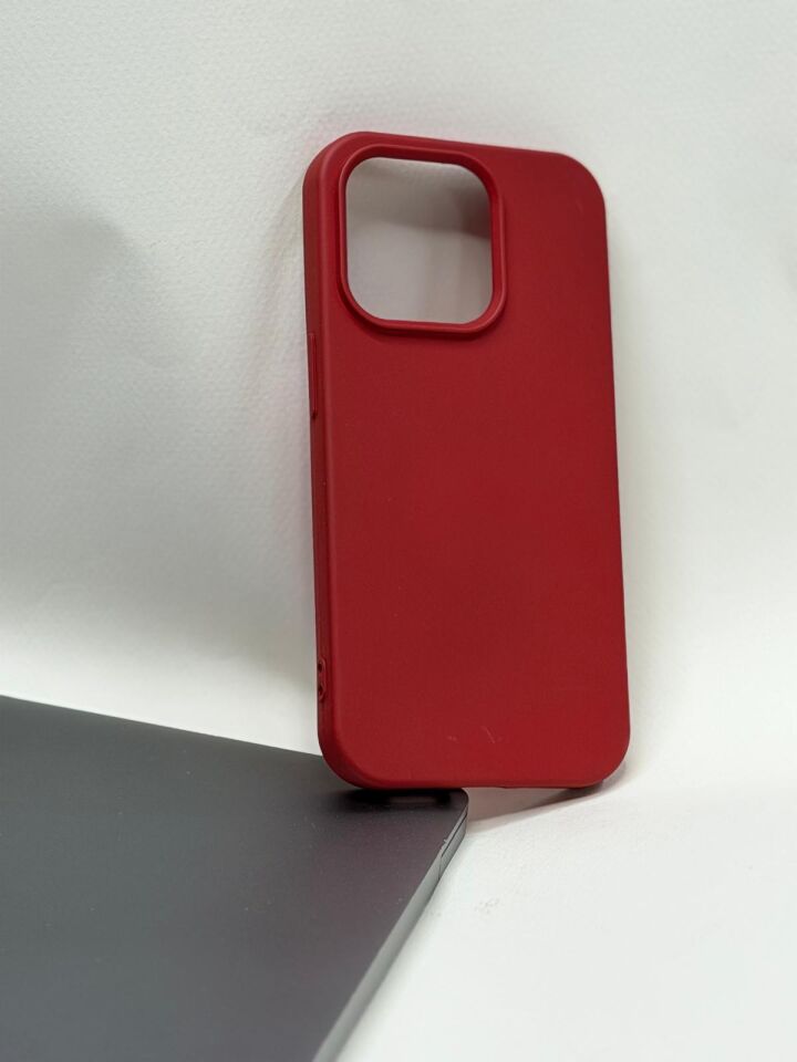 iPhone 14 Pro İçi Kadife Lansman Serisi Silikon Kılıf
