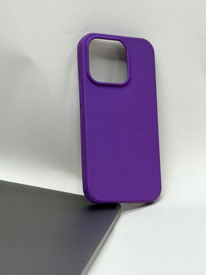 iPhone 14 Pro İçi Kadife Lansman Serisi Silikon Kılıf
