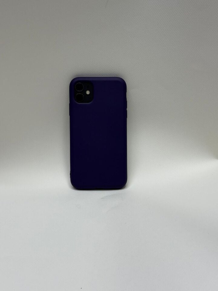 iPhone 11 Uyumlu Lansman Kılıfı - İçi Kadife Süet Astarlı Silikon Koruyucu Kapak