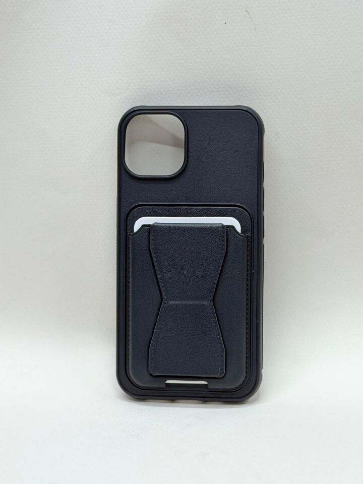 iPhone 13 / 14 Uyumlu Kartlıklı Kılıf - Arkası Kart Yuvalı Esnek Koruyucu Kapak
