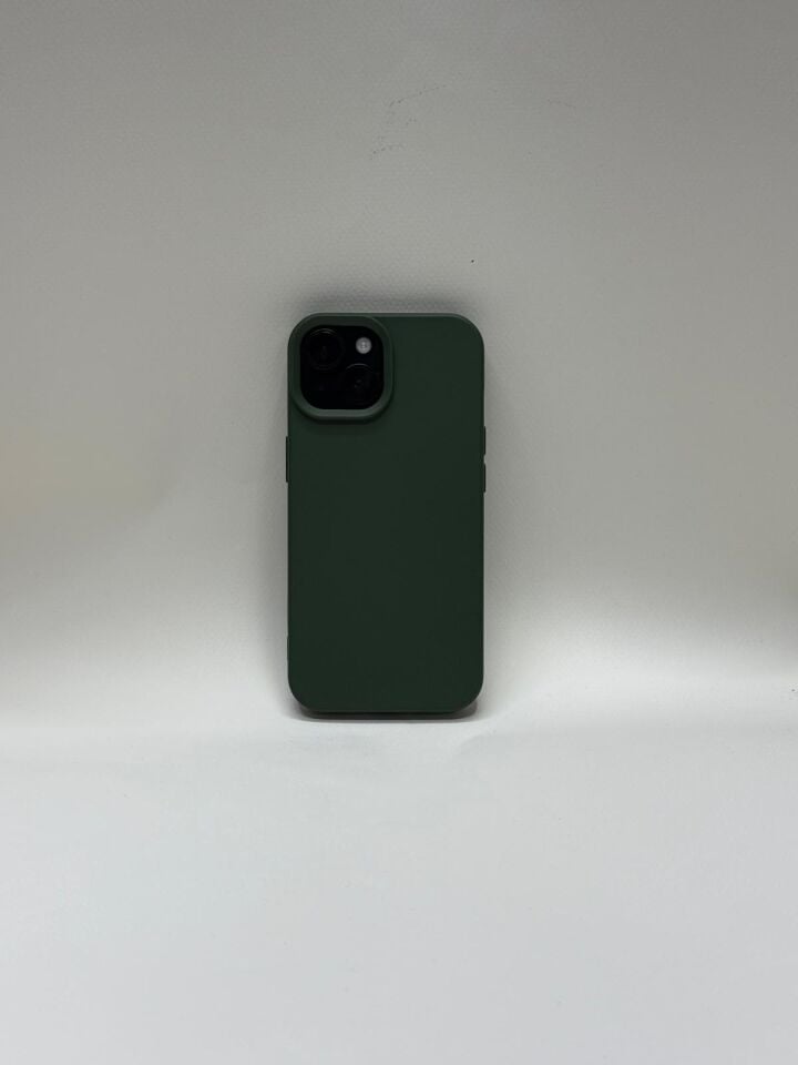 iPhone 15 Uyumlu İçi Kadife Lansman Silikon Kılıf – Kamera Korumalı
