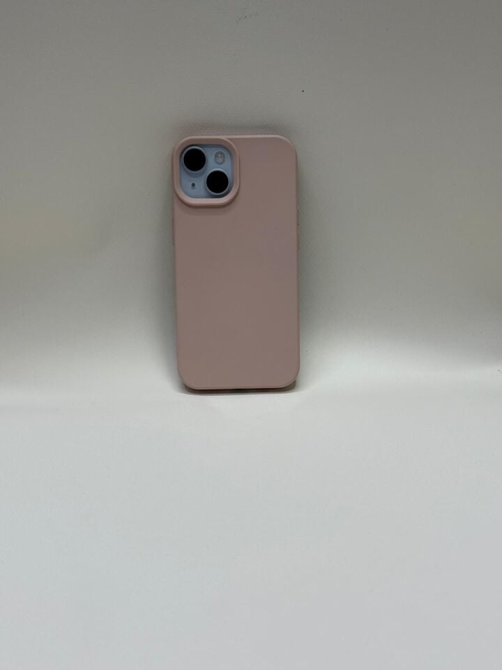 iPhone 15 Uyumlu İçi Kadife Lansman Silikon Kılıf – Kamera Korumalı