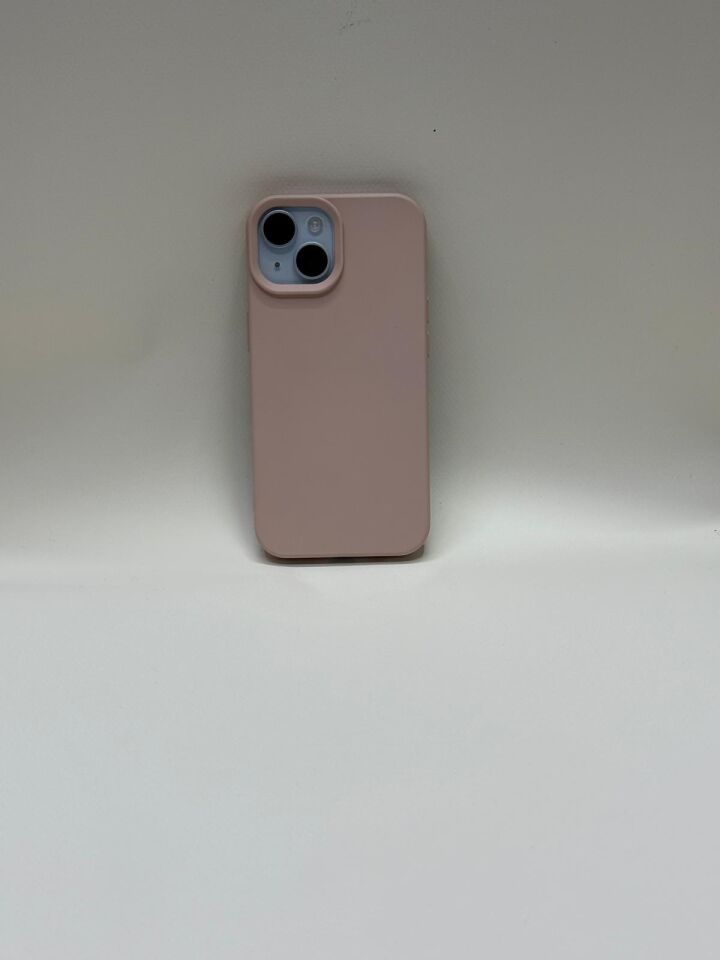 iPhone 15 Uyumlu İçi Kadife Lansman Silikon Kılıf – Kamera Korumalı