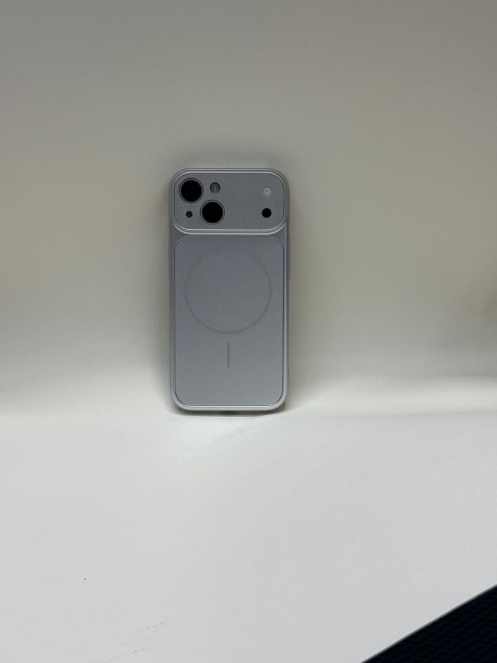 iPhone 15 Premium AG Glass Kamera Korumalı Lansman Kılıf
