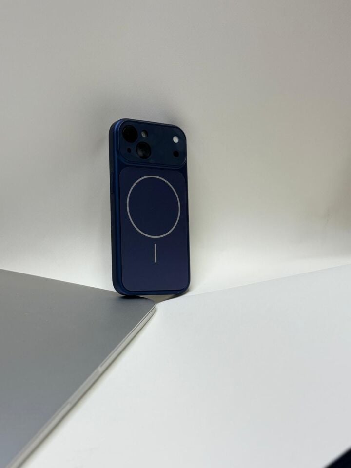 iPhone 15 Premium AG Glass Kamera Korumalı Lansman Kılıf