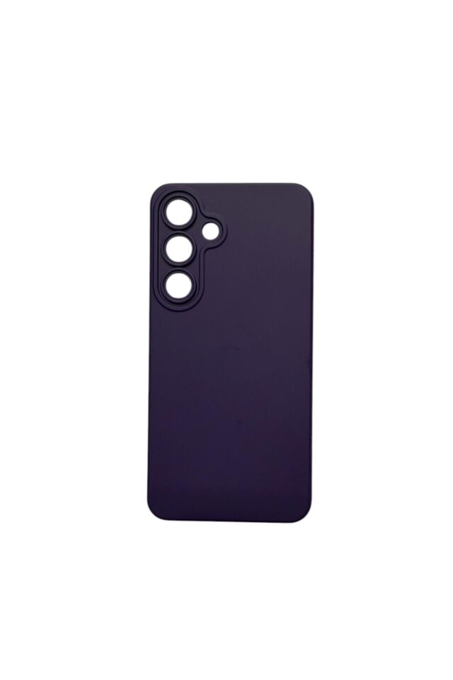 Samsung Galaxy S25 Uyumlu Silikon Lansman Kılıf Mor