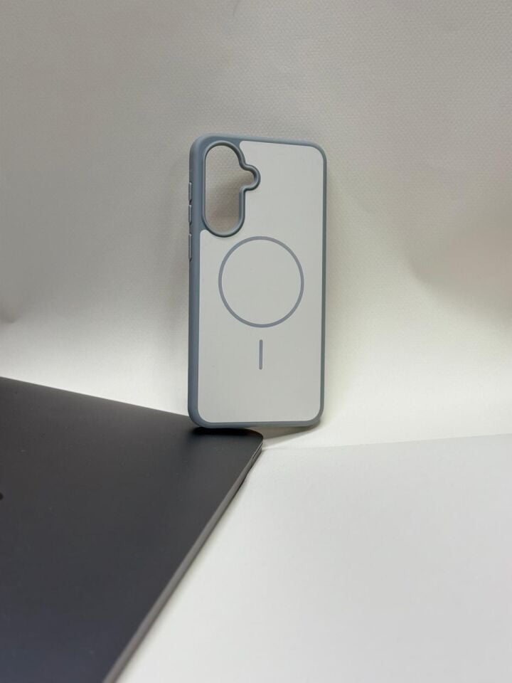 Samsung Galaxy A56 / A36 Kılıf MagSafe Destekli Darbe Emici Ultra Koruma Gri