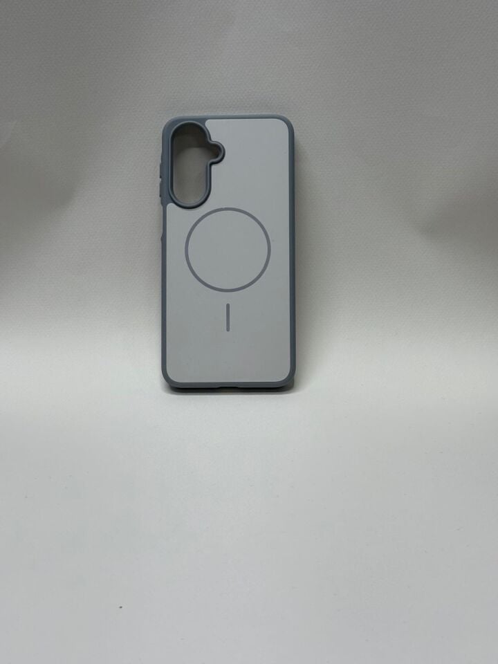 Samsung Galaxy A17 Kılıf MagSafe Destekli Darbe Emici Ultra Koruma Gri