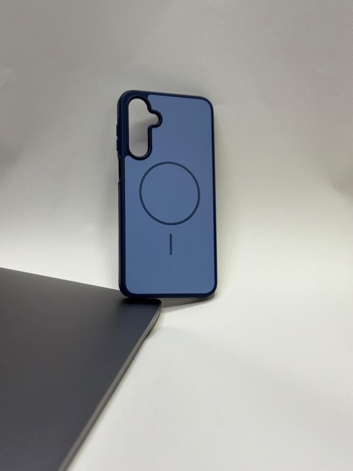 Samsung Galaxy A16 Kılıf MagSafe Destekli Darbe Emici Ultra Koruma Lacivert