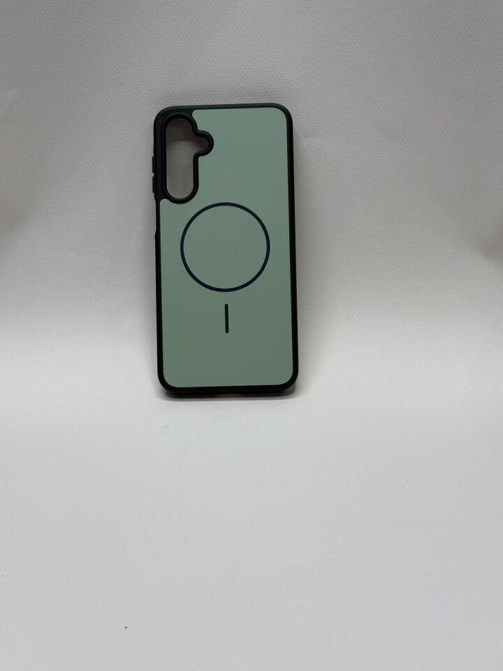 Samsung Galaxy A16 Kılıf MagSafe Destekli Darbe Emici Ultra Koruma Yeşil