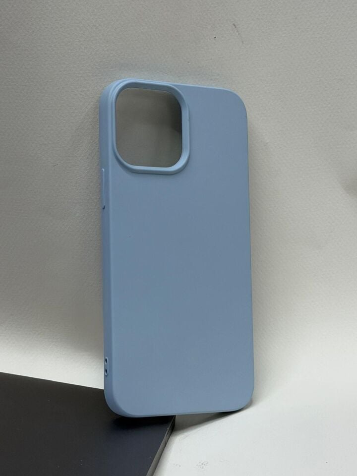 Iphone 13 Pro Max Uyumlu Silikon Lansman Kılıf Mavi