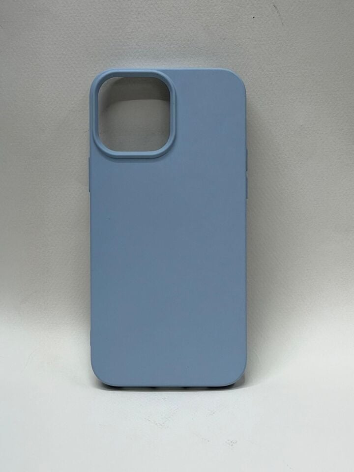 Iphone 13 Pro Max Uyumlu Silikon Lansman Kılıf Mavi