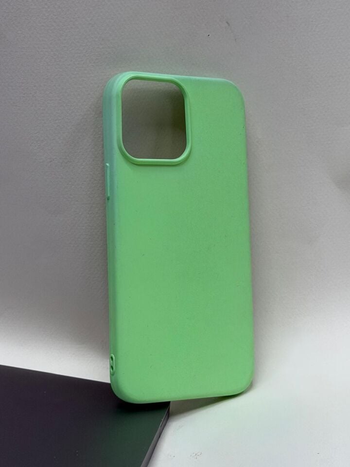 Iphone 13 Pro Max Uyumlu Silikon Lansman Kılıf Yeşil