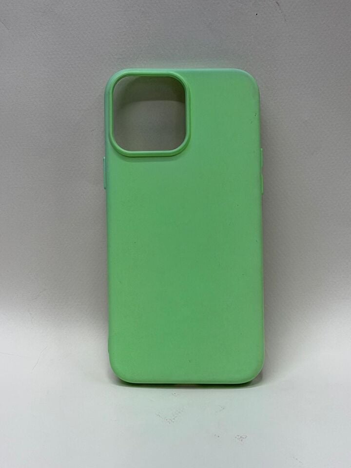 Iphone 13 Pro Max Uyumlu Silikon Lansman Kılıf Yeşil