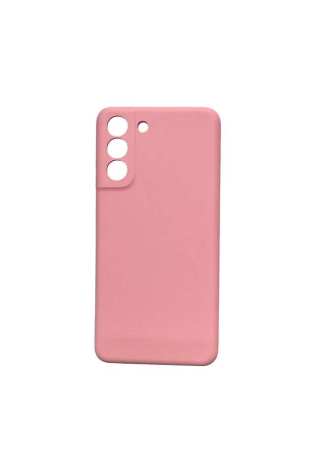 Samsung S21 FE Silikon Lansman Kılıf Pembe