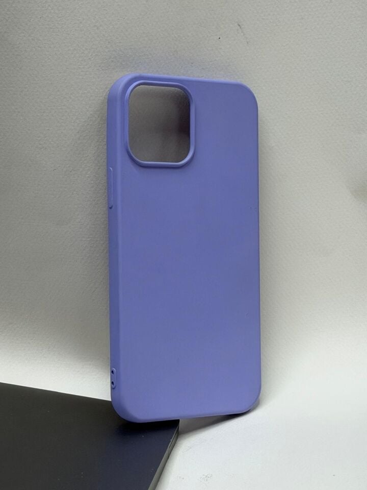 Iphone 13 Pro Max Uyumlu Silikon Lansman Kılıf lila