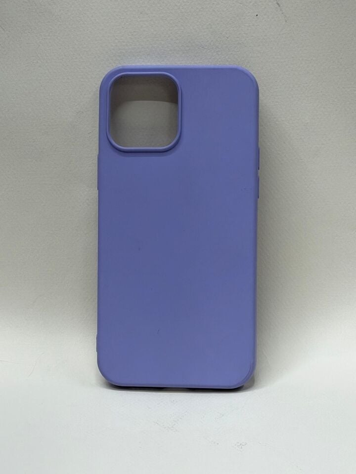 Iphone 13 Pro Max Uyumlu Silikon Lansman Kılıf lila