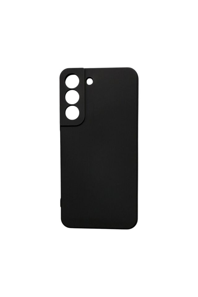 Samsung S22 Uyumlu Silikon Lansman Kılıf Siyah