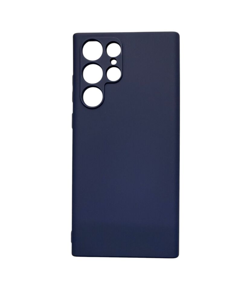 Samsung Galaxy S22 Ultra Uyumlu Premium Lansman Silikon Kılıf - Darbe Emici Esnek Koruyucu Lacivert