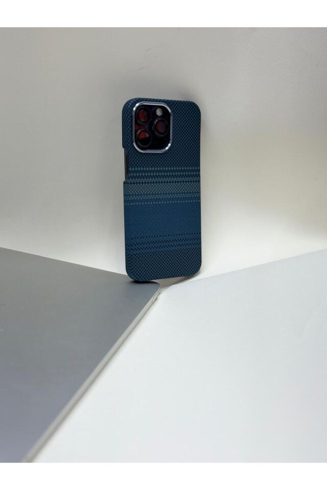 Iphone 15 pro max uyumlu yanmaz karbon fiber premium kılıf