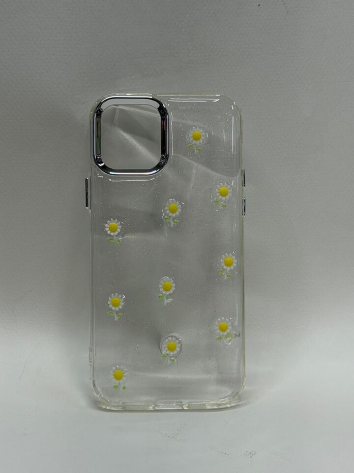iPhone 12 / 12 Pro Uyumlu Lüks Mücevher Desenli Parlak Telefon Kılıfı