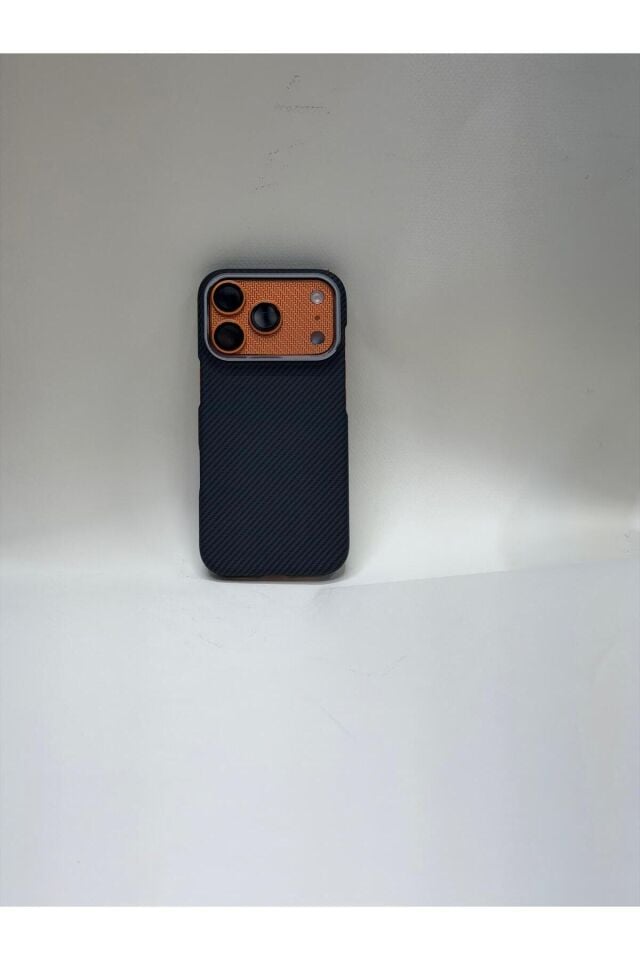 Iphone 17 pro uyumlu yanmaz karbon fiber premium kılıf