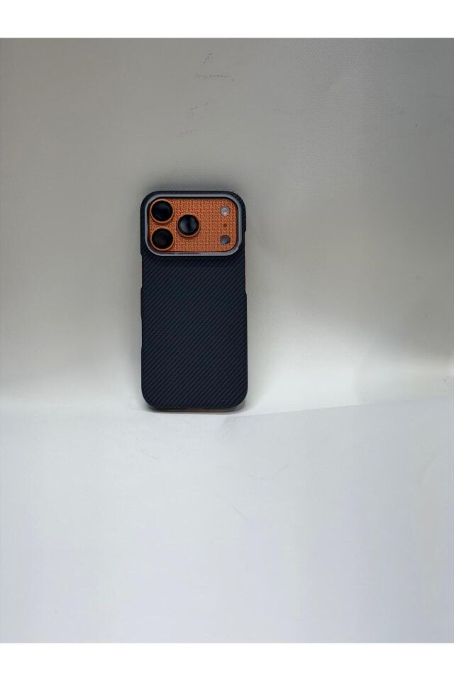 iPhone 17 Pro uyumlu yanmaz karbon fiber premium kılıf