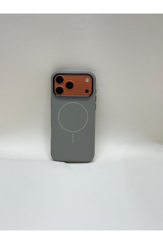 iPhone 17 Pro Max Uyumlu MagSafe Leke Tutmaz Silikon Lansman Kılıf