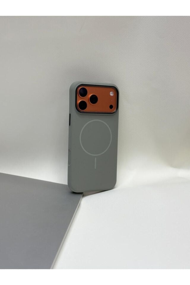 iPhone 17 Pro Max Uyumlu MagSafe Leke Tutmaz Silikon Lansman Kılıf