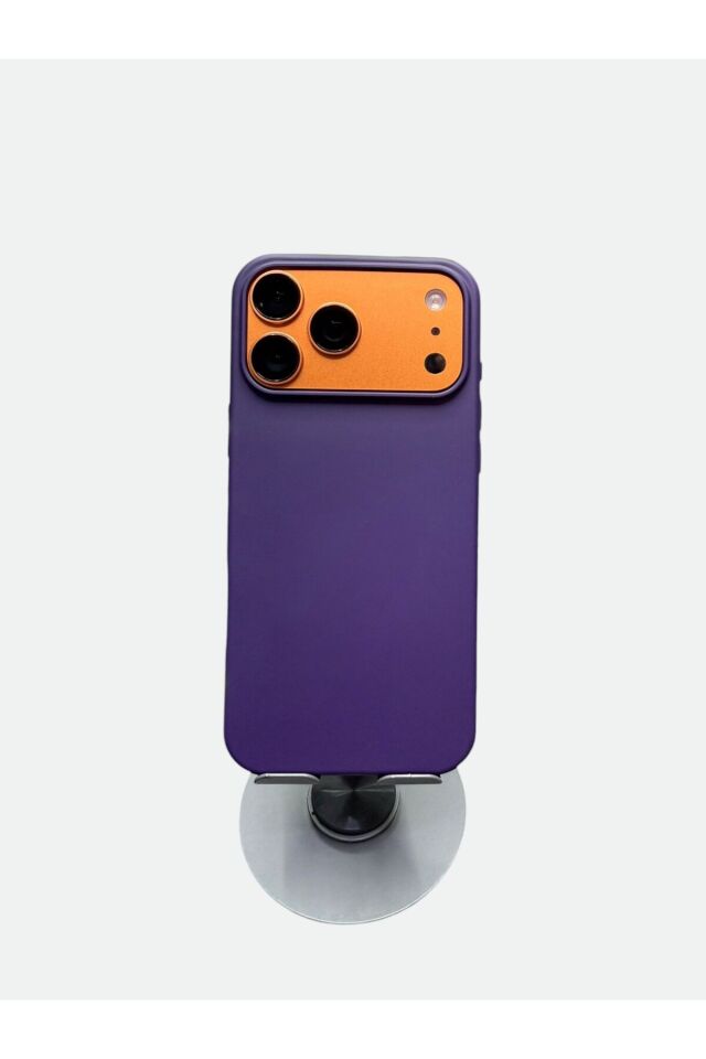 İphone 17 Pro Max Silikon Lansman Kılıf Mor