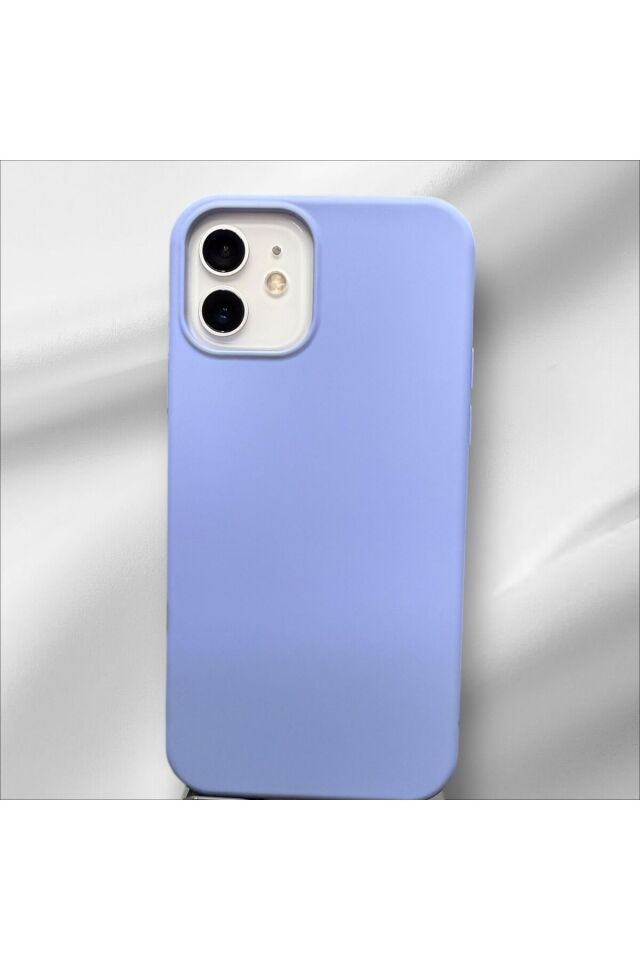 İphone 12 Silikon Lansman Kılıf Mavi