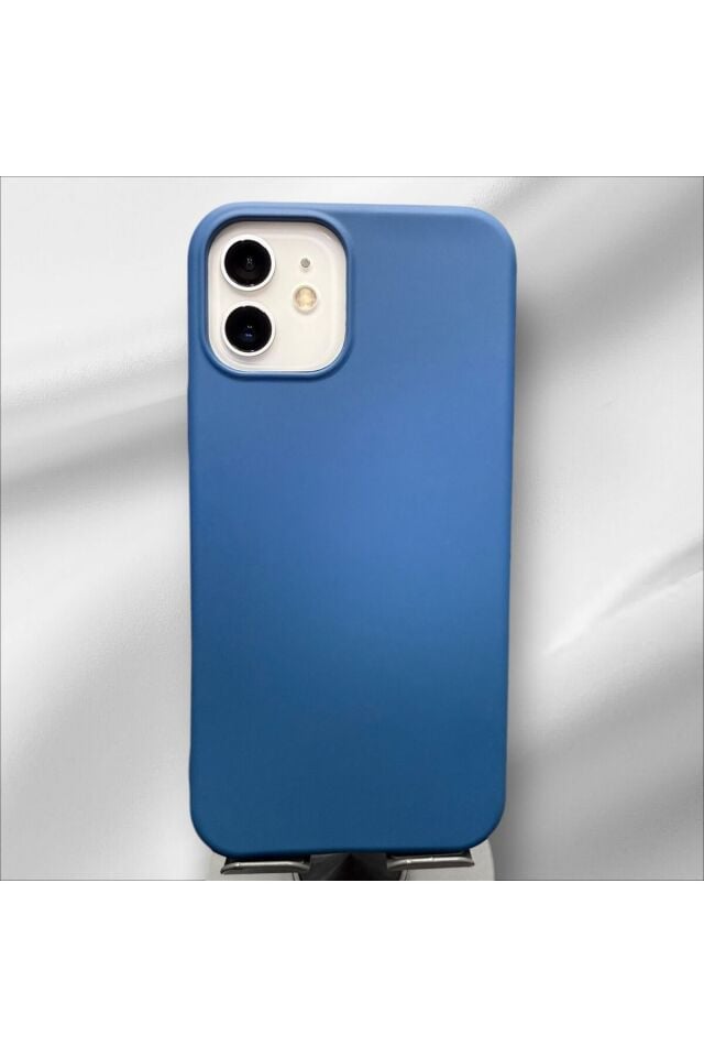 İphone 12 Silikon Lansman Kılıf Lacivert