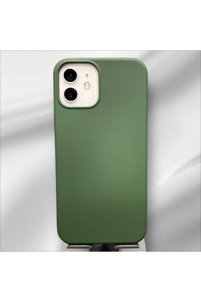 İphone 12 Silikon Lansman Kılıf Yeşil